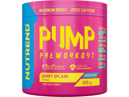 Nutrend PUMP 225 g, berry splash (VS-117-225-LP)