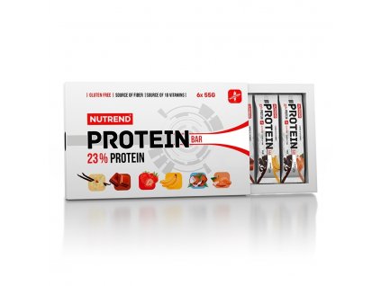 Nutrend protein bar 6x 55 g, mix příchutí (VM-048-330-MIX)