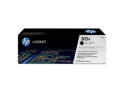 HP 305X Black Toner (4000 stran) pro LJP 300/400 M475, CE410X - originální (CE410X)