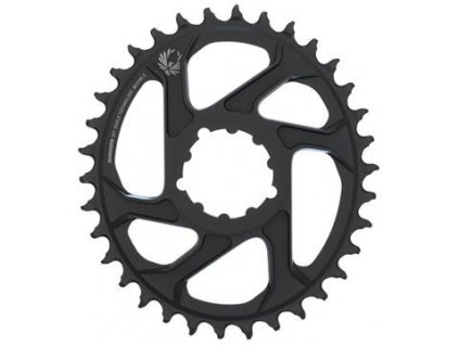 SRAM X-SYNC 2 EAGLE Oval Black  34z. - převodník (11.6218.038.030)