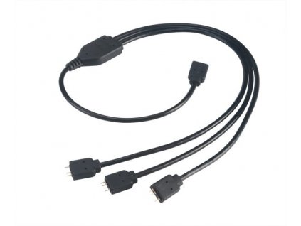 AKASA RGB LED kabel-splitter adresovatelný 50cm (AK-CBLD07-50BK)