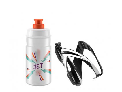 ELITE KIT CEO 24´ košík černý lesklý + láhev  JET čirá/oranžová, 350 ml (E0206111)