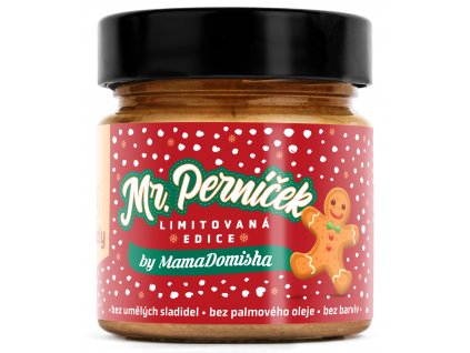 GRIZLY Oříškový krém Mr. Perníček by MamaDomisha, 250 g (8595678416250)