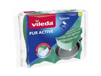 Vileda 169474 PUR active Houbička na nádobí, 2 ks (169474)