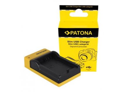 Patona nabíječka pro Foto Panasonic DMW-BCF10E, slim, USB (PT151549)