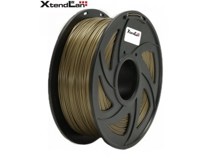 XtendLAN PETG filament 1,75mm bronzové barvy 1kg (3DF-PETG1.75-BZ 1kg)