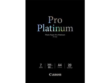 Canon PT-101 A4 Photo Paper Pro Platinum 20sheets 300g/m2 (2768B016)