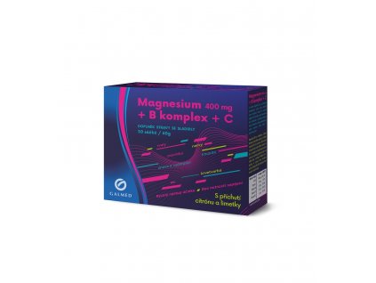 GALMED Magnesium 400mg + B komplex + Vitamin C, 30 sáčků (3967461)