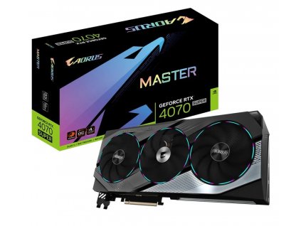 GIGABYTE AORUS GeForce RTX 4070 SUPER MASTER 12G (GV-N407SAORUS M-12GD)