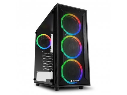 SHARKOON RGB TG4M ATX MidiTower Black (RGB TG4M)