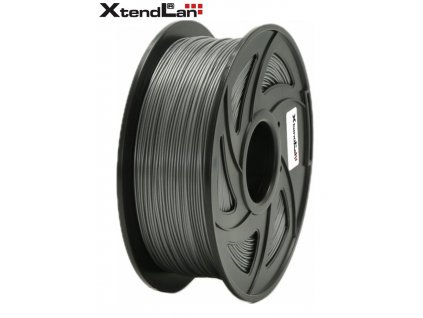 XtendLAN PETG filament 1,75mm stříbrný 1kg (3DF-PETG1.75-SL 1kg)