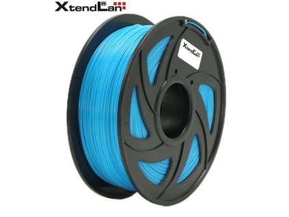 XtendLAN PLA filament 1,75mm ledově modrý 1kg (3DF-PLA1.75-LBL 1kg)