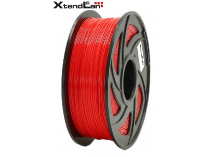 XtendLAN PETG filament 1,75mm zářivě červený  1kg (3DF-PETG1.75-FRD 1kg)