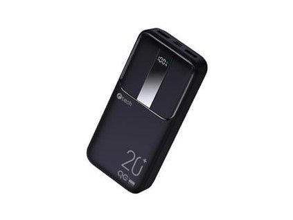 C-tech PBPD-20 20000mAh, Li-Pol, 22,5W, USB-C/USB-A/micro USB (PBPD-20)