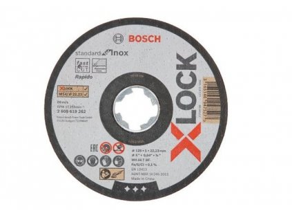 Bosch X-LOCK řezný kotouč Standard for Inox 125 / 22,23 / 1,0 (2.608.619.267) (2.608.619.267)