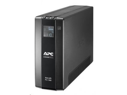 APC Back UPS Pro BR 1300VA, 8 Outlets, AVR, LCD Interface (780W) (BR1300MI)