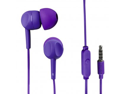 THOMSON sluchátka EAR3005 s mikrofonem fialová (132482) (132482)