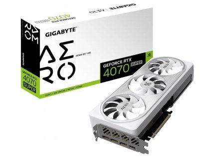 GIGABYTE GeForce RTX 4070 SUPER AERO OC 12G (GV-N407SAERO OC-12GD)