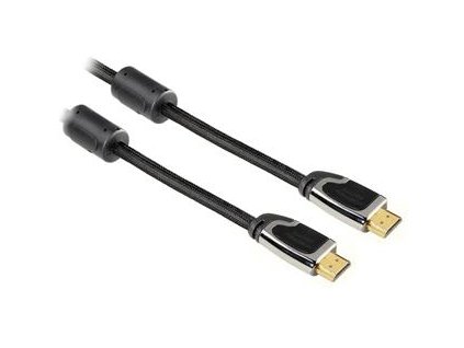 HAMA HDMI na HDMI 1.4, 3m, zlacený, feritové filtry (83057) (83057)