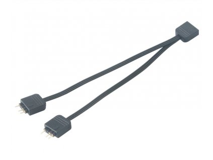 AKASA RGB LED kabel-splitter adresovatelný 12cm (AK-CBLD08-12BK)