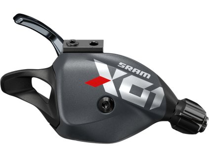 SRAM X01 Eagle trigger - řazení 12 rychl. + objímka, Lunar Oxy (red) (00.7018.433.000)