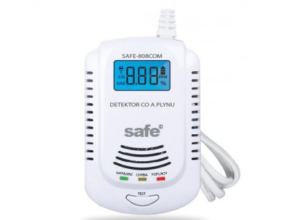 Kombinovaný detektor CO a výbušných plynů SAFE-808 COM (SAFE 808COM)