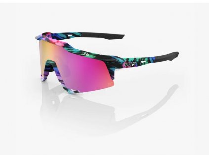 Cyklistické brýle 100% SPEEDCRAFT® - Peter Sagan LE Soft Tact Tie Dye - Purple Multilayer Mirror Lens (60007-00020)