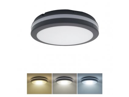 Solight LED osvětlení s nastavitelným výkonem a teplotou světla, 18/22/26W, max. 2210lm, 3CCT, IP65, 30cm (WO820)