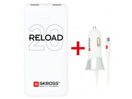 SKROSS promo akce powerbank Reload 20 + USB Car Charger zdarma (DN57-PROMO)