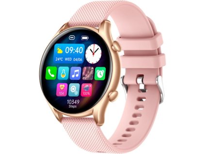 Chytré hodinky myPhone Watch EL růžovo-zlaté (Smartwatch myPhone Watch EL Gol)