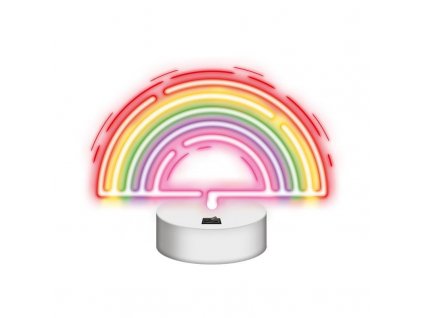 Dekorativní LED neon na stojanu Duha barevná (RTV100278)