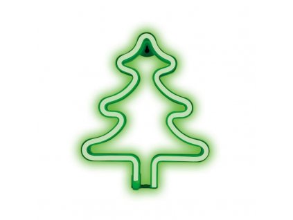 Dekorativní LED neon Vánoční strom zelený (RTV100256)