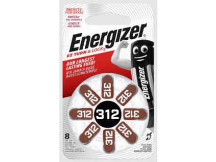 Energizer baterie do naslouchadel - 312 DP-8 Energizer (EZA003)