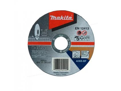 Makita B-45755 řezný kotouč 115x1,6x22 nerez (B-45755)