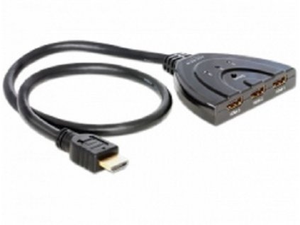 Delock HDMI 3 - 1 obousměrný Switch / Spliter (87619) (87619)