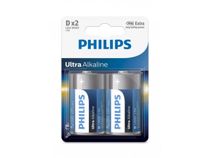 PHILIPS LR20E2B/10 Ultra Alkaline baterie, D (Phil-LR20E2B/10)