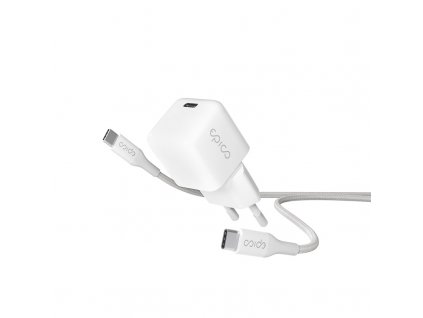 Epico 30W GaN Charger Bundle with 1.2m USB-C cable - bílá (9915101100178)