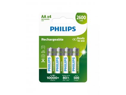 PHILIPS R6B4B260/10 AA Nabíjecí baterie (4ks) (Phil-R6B4B260/10)