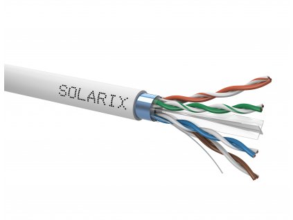 SOLARIX kabel, CAT6, FTP PVC, 500m, špulka (SXKD-6-FTP-PVC)