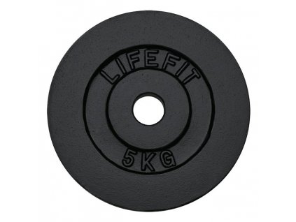 LifeFit Kotouč 5kg, kovový, pro 30mm tyč (F-KOT30-05)