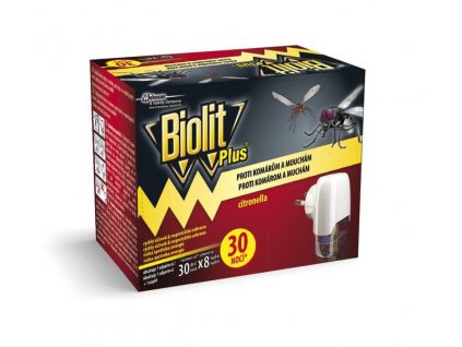 Biolit Plus elektrický odpařovač 30 nocí - proti mouchám a komárům 31 ml + strojek (5000204867282)
