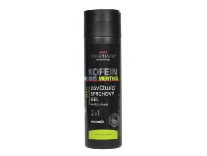 Vivapharm Kofein a Menthol Sprchový gel 2v1 pro muže 200ml (95501)