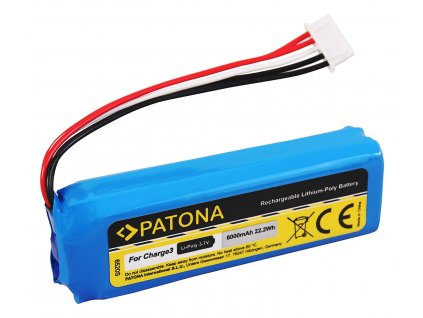 Patona PT6520 - JBL Charge 3 6000mAh 3,7V Li-Pol GSP1029102A (PT6520)