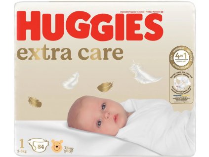 HUGGIES® Extra Care vel. 1 plenky 84ks (5029053578057)
