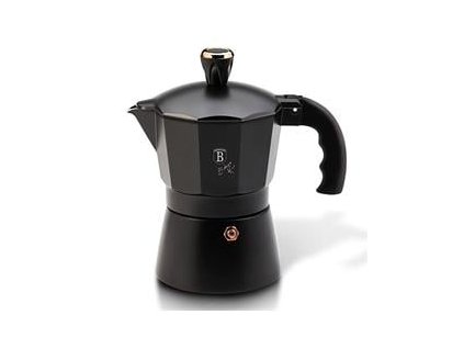 BerlingerHaus Konvice na espresso 3 šálky Black Rose Collection (BH-1973)