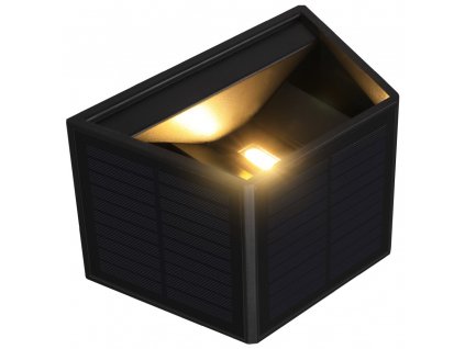 IMMAX WALL-3 venkovní solární nástěnné LED osvětlení se světelným čidlem, 2W (08489L)