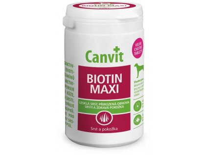 Canvit Biotin Maxi pro psy ochucený 500g (8595602507955)