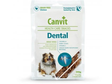 Canvit Snacks Dental 200g pamlsek pro psy (8595602508808)