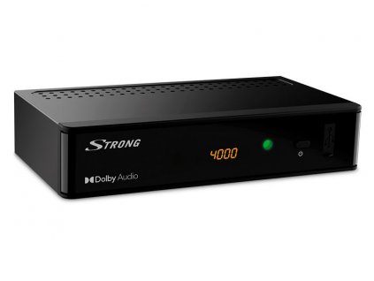 STRONG DVB-T/T2 set-top-box SRT 8215/ s displejem/ Full HD/ H.265/HEVC/ PVR/ EPG/ USB/ HDMI/ LAN/ SCART/ černý (SRT8215)