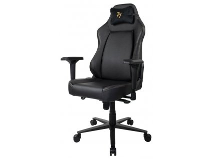 AROZZI herní židle PRIMO PU/ černá/ zlaté logo (PRIMO-PU-GD)